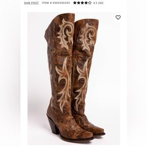 Dan Post over the knee boots